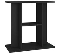 Support pour aquarium noir 60x30x60 cm bois d ingénierie
