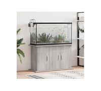 Support pour aquarium sonoma gris 101x41x58cm bois d ingénierie