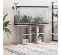 Support pour aquarium sonoma gris 120x40x60cm bois d ingénierie sonoma gris G