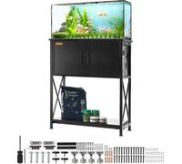 Support pour aquarium, support pour réservoir à poissons de 20 gallons, 65 x 42 x 81 cm Support pour réservoir à tortues en acier & MDF, capacité de charge de 76 kg, support pour réservoir à reptiles