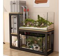 Support pour aquarium tropical, métal, capacité de charge de 900 kg, assemblage facile, idéal pour le rangement de la maison, du bureau, de la chambre, du bureau, de l'hôtel, du restaurant
