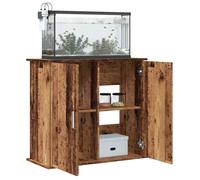 vidaXL Support pour aquarium Vieux bois 81x36x73 cm Bois d'ingénierie Montage facile
