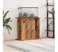 vidaXL Support pour aquarium vieux bois 81x36x73 cm bois d'ingénierie