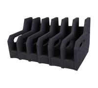 Support pour arme de poing à 6 emplacements sécurisés en mousse pour armes de poing Support d'affichage universel Étui de protection facile à utiliser
