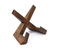 Support pour assiettes - 16,6 cm - Support pour assiettes en bois - Support pour cadre photo