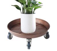 Support pour avec roues, chariot de avec roulettes, support de pot de fleurs, panier à , chariot en métal, support de en pot pour pots de fleurs, pots de
