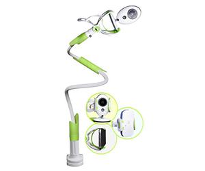 Support pour babyphone avec caméra ou fonction interphone audio et smartphones, par exemple pour Philips Avent, NUK Eco Control, Reer, Motorola, Angelcare, Samsung, iPhone - Vert Atairs