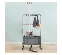 Support pour balai et serpillière, porte-balai et serpillière, organisateur de nettoyage pour garage, outil de nettoyage pour chariot de conciergerie, seaux à serpillière, évier utilitaire pour bala