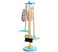 Support pour balais et set de nettoyage - Jouet Beige G