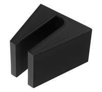 Support pour Balance à Impédancemétrie en Plastique Noir Élégant | Organisateur Minimaliste pour Balances Numériques Carrées, Prévention Basculement, pour Salle de Sport et Appartement