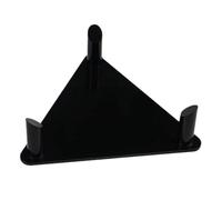 Support pour balle en acrylique - Présentoir de sport de 13 x 13 x 3,7 cm, support minimaliste | Socle stable pour ballons de football américain, trophées de volley-ball, souvenir, V