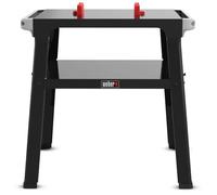 Weber Support Stable pour Tous Les barbecues électriques Lumin/léger et Stable, avec Tablette, Compatible avec Le système Works - Noir (3401233)