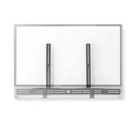 Support pour Barre de Son - Compatible avec: Universel - Fixé à la TV - 10 kg - Réglage de la Profondeur - Acier - Noir