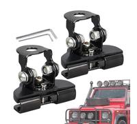 Support Pour Barre Lumineuse | 2 Pièces Support Réglable Universel, Feu Antibrouillard | Pour Capot De Voiture Montant Éclairage De Travail Véhicule Tout-Terrain Bus Tracteur Camions