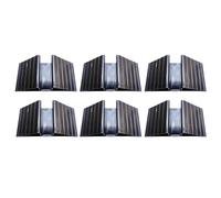 Support Pour Barrière Animaux 6 Pièces - Supports Pour Barrière Animaux | Rampe PouRr Parc Bébé Et Chiots Maison Jardin, Structure Stable Et Résistante, Options De Configuration Flexible