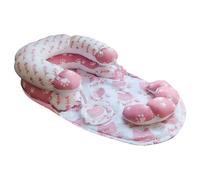 Support pour bébé assis, oreiller pour le ventre et support assis, doux et mignon, avec jouets de dentition miroir pour tout-petits de 0 à 6 mois, style 1, tapis pour le ventre