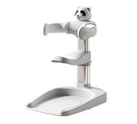 Support pour bébé avec siège, fixation sécurisée et base antidérapante ; support de bain réglable facilitant la position debout dans la baignoire ; support idéal pour le bain, le change et la toilette