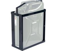 Support pour bidons L.377mm l.174mm H.485mm Noir profond RAL 9005 2,87kg VALPRO