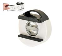Support pour Bloc d'alimentation, Support Mural Rotatif à Ventouse pour Prise Électrique, Rangement pour Multiprise Orientable, pour Chambre, Cuisine, Meuble, Plan de Travail, Salon, Appartement,