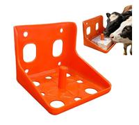 Support pour bloc minéral - Cadre solide x x cm, distributeur de sel en polypropylène robuste, distributeur de nourriture pour bétail avec accès contrôlé | Distributeur de nourriture pour lécher et