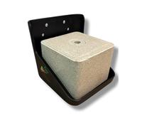 Support pour blocs de sel de 10 kg. Support à visser en polycarbonate non toxique (avec possibilité de bloc inclus) (support plus Fortiblock)