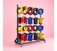 Support pour bobines de câble électrique grand format - Présentoir et rangement autoportant pour bobines de câble, idéal pour les électriciens, les commerces de détail(A,3-tier 120X90X200cm)