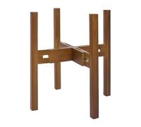 Support pour - Bois 750 g | Étagère en bois à largeur réglable | Pour la maison, sol d'angle, patio, jardin, balcon, convient aux pots de 8 à 12 pouces de large