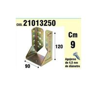 Support pour bois à ailes intérieures bichromaté 90 mm