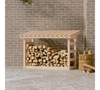 822437 vidaXL Support pour bois de chauffage 108x64,5x110 cm Bois de pin