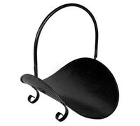 Support pour bois de chauffage, porte-bûches d'intérieur, support en bois métallique, porte-outils, couvertures, panier à bois de chauffage (noir)