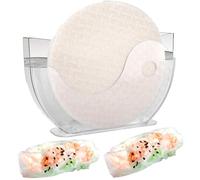 Support pour bol à eau en papier de riz, rouleau d'été, bol d'eau, emballages en papier de riz pour rouleaux de printemps, 27 cm un paquet