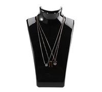 Support pour Boucles d'oreilles et Colliers, Présentoir pour Tête de Mannequin, Buste, Modèle de Boutique, Présentoir de Bijoux, Organisateur pour Magasin et Maison(Noir)