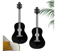 Support pour Bougies | 2 Pièces Support Guitare en Fer,Porte-Bougie Moderne en Forme De Guitare - pour Intérieur Extérieur Table Salon Bureau Dortoir Appartement Anniversaire Noël Cadeaux De Fête