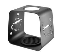 Support pour bouilloire - Évacuation portable en acier inoxydable - Support pour filtre à café - Pour camping, randonnée, voyage, pique-nique, hommes, femmes, adolescents, adolescents et