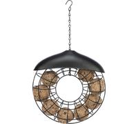 Support pour boules de graisse ø 24 × 8 cm noir