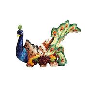Support pour bouteille de vin en forme de paon, support pour bouteille de vin individuelle en céramique, porte-fruits, étagère à vin de table, décoration pour la maison, salle à manger, décoration de