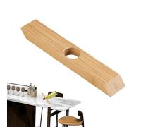 Support pour Bouteille De Vin - Support À Vin Rouge en Bois, Présentoir De Table | Solution De Stockage De InIncurvée Élégante, Organisateur De Bouteilles De VN Décoratif pour Restaurants, C