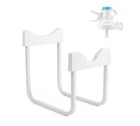 Support pour bouteille d'eau avec bec verseur - Simple pour l'extérieur et le bureau - Matériaux de construction robustes et fiables - Blanc