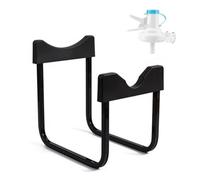 Support pour bouteille d'eau avec bec verseur - Simple pour l'extérieur et le bureau - Matériaux de construction robustes et fiables - Noir