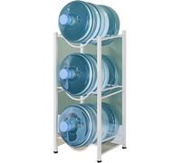 Support pour bouteille d'eau de 18 litres, étagère de rangement amovible robuste, capacité pour la maison et le bureau (34 x 34 x 75 cm)