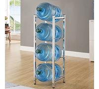 Support pour bouteille d'eau en acier inoxydable de 18 litres et plateau de boisson pour la maison et le bureau, design durable et élégant