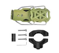 Support pour bouteille d'eau pour vélo - Porte-gobelet rotatif à 360° - Réglable - Porte-gobelet pour vélo en nylon et acier avec pince automatique | S'adapte aux bouteilles de 2 à 3 pouces