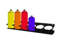 Support pour Bouteille Spray,Étagère De Présentation À Six Emplacements - Organisateur À Gain De Place pour Bombes Aérosol,pour Garage, Remorque, Atelier Auto, Maison,