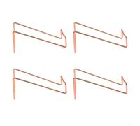 Support pour bouteille Vin Métal 4pcs 8x18cm Anti-Rayures Support | Fer pour robuste, finition lisse, protège les étiquettes, pour idéal cuisine bar, design doré ou argenté(rose gold)
