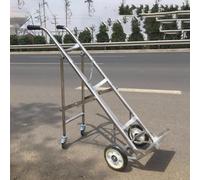 Support pour Bouteilles de gaz en Acier Inoxydable - Chariot Pliable pour Bouteilles d'oxygène pour soudage, Support Robuste pour Usage Industriel, Support Durable et Portable pour Bouteille