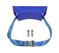 Support pour bouteilles d'oxygène (1, 2, 3, 4, 5, 6, 7, 8, 9 ou 10 pièces), support en ABS pour bouteilles d'oxygène, pour la maison, le bureau, l'hôpital, l'usine ou le laboratoire (bleu, lot de 9).