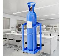 Support pour Bouteilles d'oxygène - Un Support sûr et Robuste avec Trous pré-percés, adapté aux laboratoires et à Une Utilisation Industrielle. Sa Conception renforcée Permet Un Gain de plac