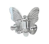 Support pour brosse à cheveux - Rangement mural sans perçage pour peignes et épingles | Organisateur de salle de bain de luxe, crochet adhésif pour rubans et queues, lavabo, coiffeuse, dressing