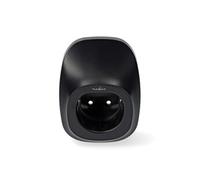 Nedis Support de buse et câble pour véhicules électriques, rangement & organisation, noir ABS