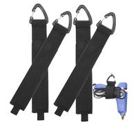 Support Pour Câble D'Extension, 4 Pièces Support Garage Robustes, Enrouleur Cordon d'Extension avec Boucle Triangulaire, Pour Atelier Maison Garage Entretien Entrepôt Buanderie Sous-sol Cabanon